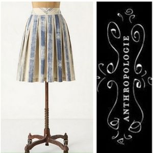 Maeve Pitter Patter Striped Skirt